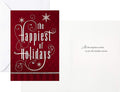 Hallmark Image Arts Christmas Boxed Cards Assortment, Elegant Lettering (4 Designs, 24 Cards with Envelopes) Red and Green Elegant Lettering