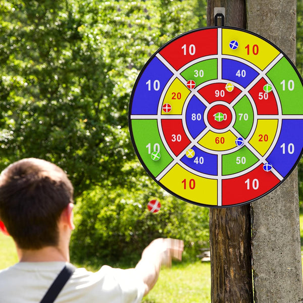 BooTaa 29" Large Dart Board for Kids, Kids Dart Board with Sticky Balls, Boys Toys, Indoor/Sport Outdoor Fun Party Play Game Toys, Birthday Gifts