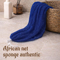Yiclick African Net Sponge Authentic with Knots 2 Pack - Exfoliating Body Scrubber, Exfoliating Washcloth Towel, Knotted Rags Wash Cloth Loofah