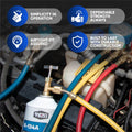 Lu-Hawk R134A Adapter Kit, Self-Seal & Puncture Can Taps, Core Tool Lu-Hawk R134A Self-Sealing, and Single Puncture Can Taps, with Valve Core