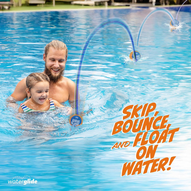 Skipping Water Balls - Pool Ball - Beach Toys for Kids Ages 8-12 - Lake Skip, Sk