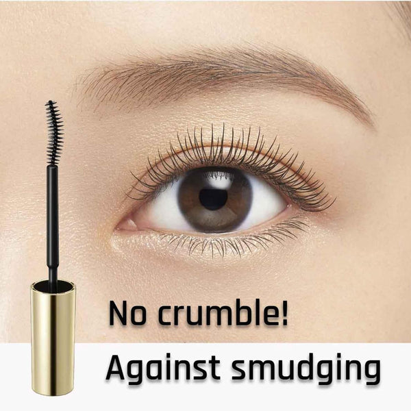HEROINE MAKE by KISSME Long & Curl up Waterproof Mascara Black, Lengthening & Volume Fiber Tubing Mascara Makeup, WP 01