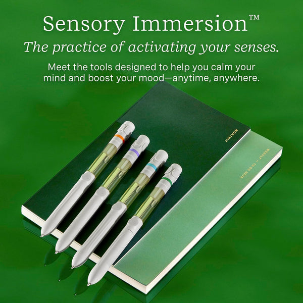 Lifelines Pen Diffuser, in Bloom - 1Mm Black Ballpoint Pen with Scented Essential Oil Blends Ã¢ÂÂ Aromatherapy Diffuser & Sensory Immersion Diffuse
