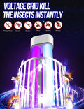 Bug Zapper Outdoor, Mosquito Zapper with LED Light, Fly Zapper Outdoor Indoor, Insect Zapper Electric Fly Traps, Plug in Mosquito Killer for Patio