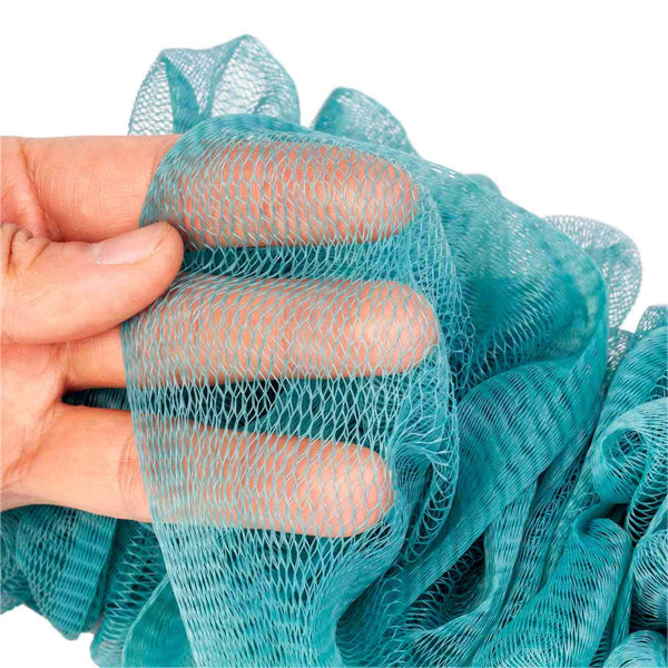 Back Scrubber for Shower, Loofah Long Handle Bath Body Brush, Soft Nylon Mesh Sponge on a Stick for Shower Men Women Kids Elderly, Exfoliating