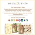 Bee'S Wrap Beeswax Wraps for Food - Garden Party 3 Pack (S, M, L) Made in USA Reusable & Organic Food Wraps, Sandwich Wrap & Bowl Covers -