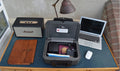 SentrySafe Fireproof Safe with Key Lock, Chest Lock Box for Home or Travel Secures Money, Documents, 0.18 Cubic Feet, 6.1 x 14.3 x 11.2 Inches,
