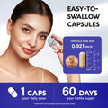 Cortisol Supplement for Women - Holy Basil, Ashwagandha & Rhodiola, 60 Caps | Plant-Based Hormone Balance - Holy Basil, Rhodiola & L-Theanine -