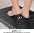 HappyTrends Floor Mat Cushioned Anti-Fatigue ,17.3"x28",Thick Waterproof Non-Slip Mats and Rugs Heavy Duty Ergonomic Comfort Rug for