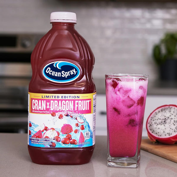 Ocean Spray® Cran x Dragon Fruit™ Juice Drink, 60 Fl Oz Bottle 60 Fl Oz (Pack of 1)
