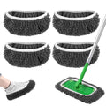 Reusable Wet Pads Refill for Swiffer Sweeper Mop - Dry Sweeping Cloths & Wet Mopping Cloths for Household Cleaning - Washable Microfiber Mop Pads,