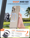 A2C Alloy Magnetic Golf Cart Phone Holder, Unique Golf Accessories for Men | Golf Gift for Men Dad Father Husband Women Golfers, Golf Accessories