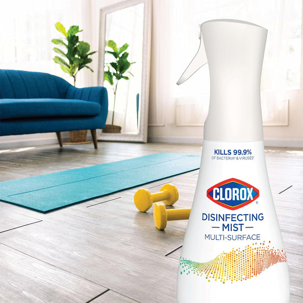 Clorox Disinfecting Mist, Lemon and Orange Blossom, 1 Spray and 1 Refill, 16 oz Each 16 Fl Oz (Pack of 2) Lemon Orange Blossom Starter Kit
