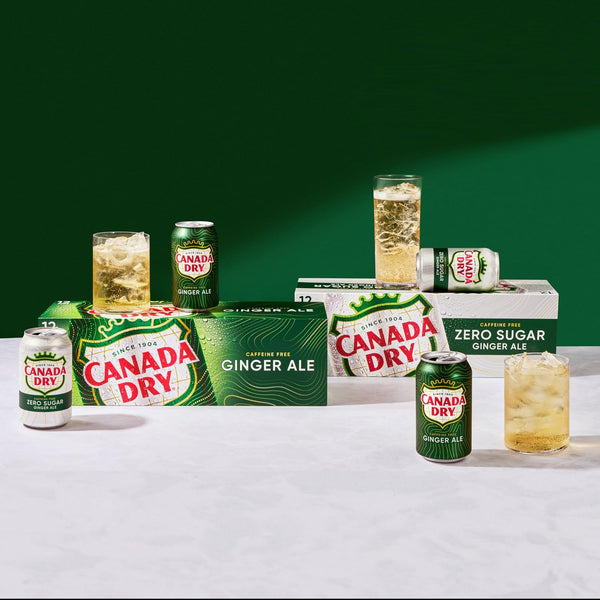 Canada Dry Ginger Ale Soda, 12 fl oz cans, 12 pack Ginger 12 Fl Oz (Pack of 12)