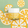 DERMA-E Vitamin C Intense Night Cream, 2 Oz, Brightening and Hydrating Facial Skin Renewing Cream, Anti-Aging Overnight Face Moisturizer for
