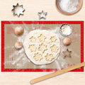 Silicone Pastry Mat - 26"X16" Non Slip Baking Mat with Measurements, Extra Large Dough Mats for Counter, Ideal for Rolling Dough, Fondant, Pizza,