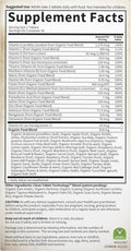 Garden of Life Organics Whole Food Multivitamin for Men, 60 Tablets, Vegan Mens Vitamins and Minerals for Mens Health and Well-Being, Certified
