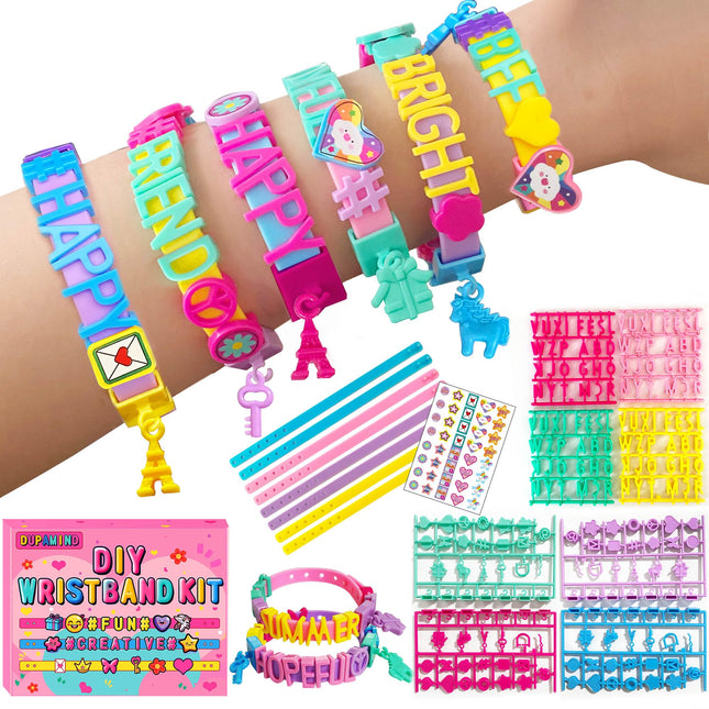 Art & Craft Kits for Kids, DIY Friendship Bracelet Making Kit for Girls, Jewelry