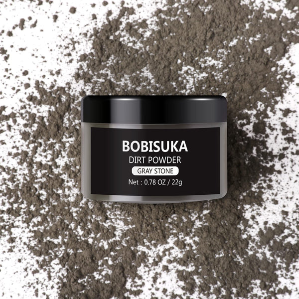 BOBISUKA Makeup Special Effects Dirt Powder for Halloween Makeup Theme Party Wedding Movies Stage Performances Cosplay(0.78 Oz)(Gray Stone)