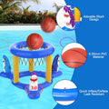 Pool Games Toys Set for Kids, Floating Pool Basketball Hoops & Pool Ring Toss Game, Swimming Pool Toys for Kids Ages 4-8 8-12, Teens, Adults and