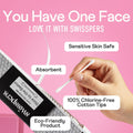 Swisspers Premium Cotton Swabs - Soft 100% Cotton Swabs with Paper Sticks for Beauty and Personal Care - Gentle Hygiene - 500 Count (Pack of 3)
