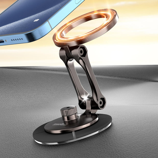 Smolink Phone Holders for Your Car Fits Car Dash&Tesla Screen, Magsafe Car Mount for Iphone, Strong Magnets Car Phone Mo