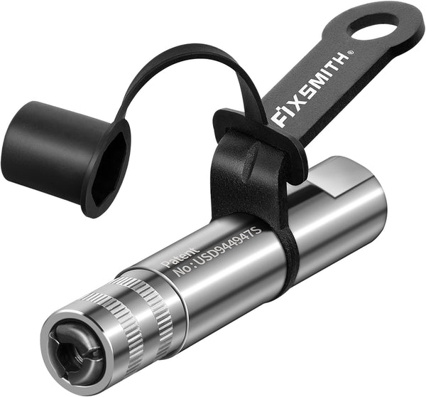 FIXSMITH Grease Gun Coupler, Heavy Duty Strong Quick Release Grease Gun Tips Locking, 10000 PSI High Pressure Locking Grease Gun Tips, Compatible