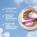 COVERGIRL Simply Ageless Instant Wrinkle Defying Foundation, SPF 28, Hyaluronic Complex & Vitamin C - 255 Soft Honey, Pack of 1 255 Soft Honey 0.4