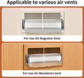 2 Pack Air Vent Deflector, Adjustable Magnetic Heat Deflector for Vents | 8.5"–15" Adjustable,Magnetic Installation,Fits Floor,Wall & Ceiling