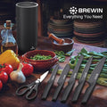 Brewin Knife Set, Kitchen Knife Set, Knives Set for Kitchen, Universal Knife Block, Utility Knife Block Set, New Home Essentials, Apartment