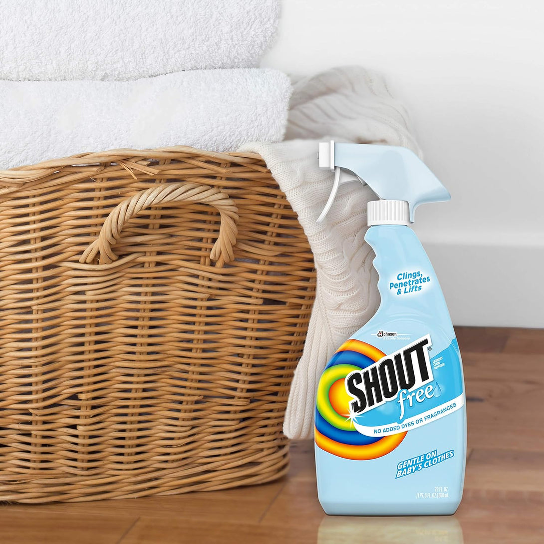 Shout Fragrance Free Laundry Stain Remover, 22 Fl Oz (Packaging May Vary)