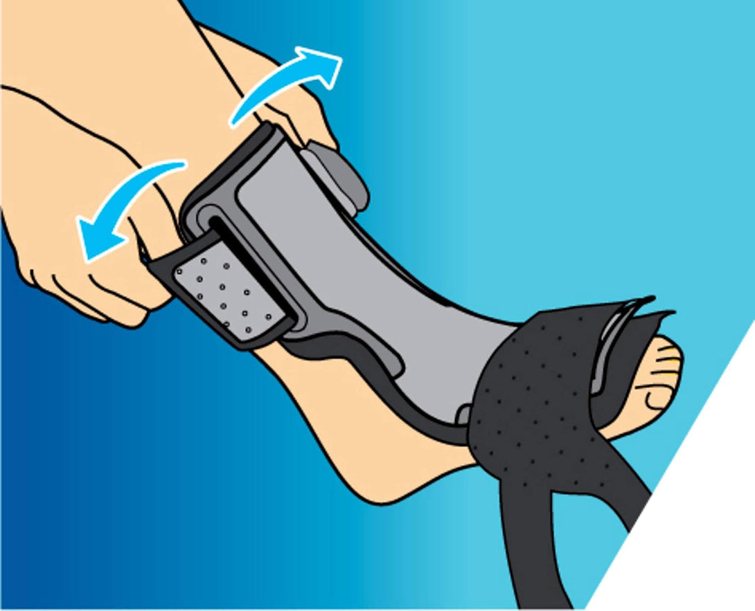 ACE Brand Plantar Fasciitis Sleep Support, Adjustable, Navy, 1/Pack