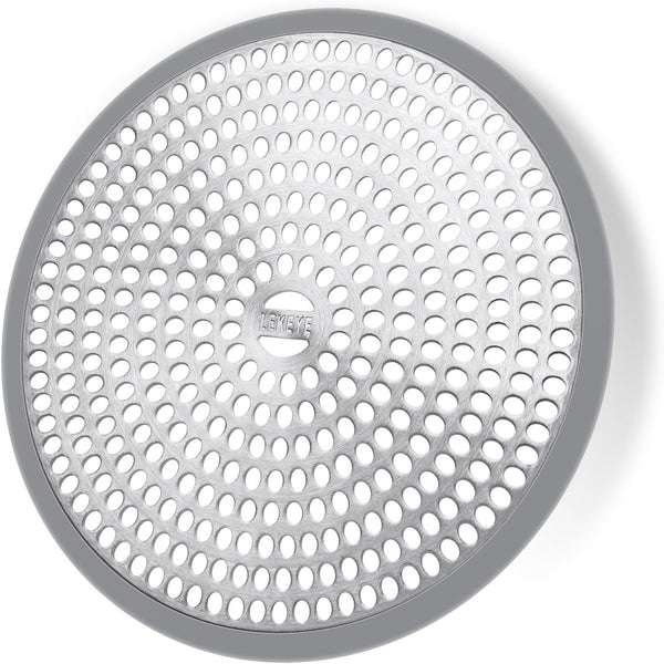 LEKEYE Shower Drain Hair Catcher/Bathroom Drain Cover/Tub Drain Protector/Drain Strainer/Stainless Steel and Silicone