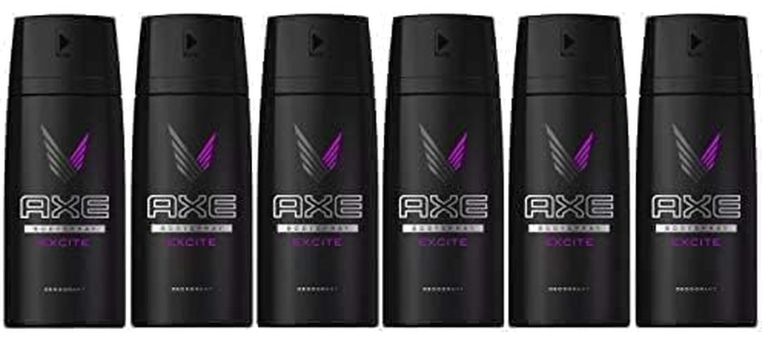 AXE Body Spray Deodorant Excite 150 Ml (Pack of 6)