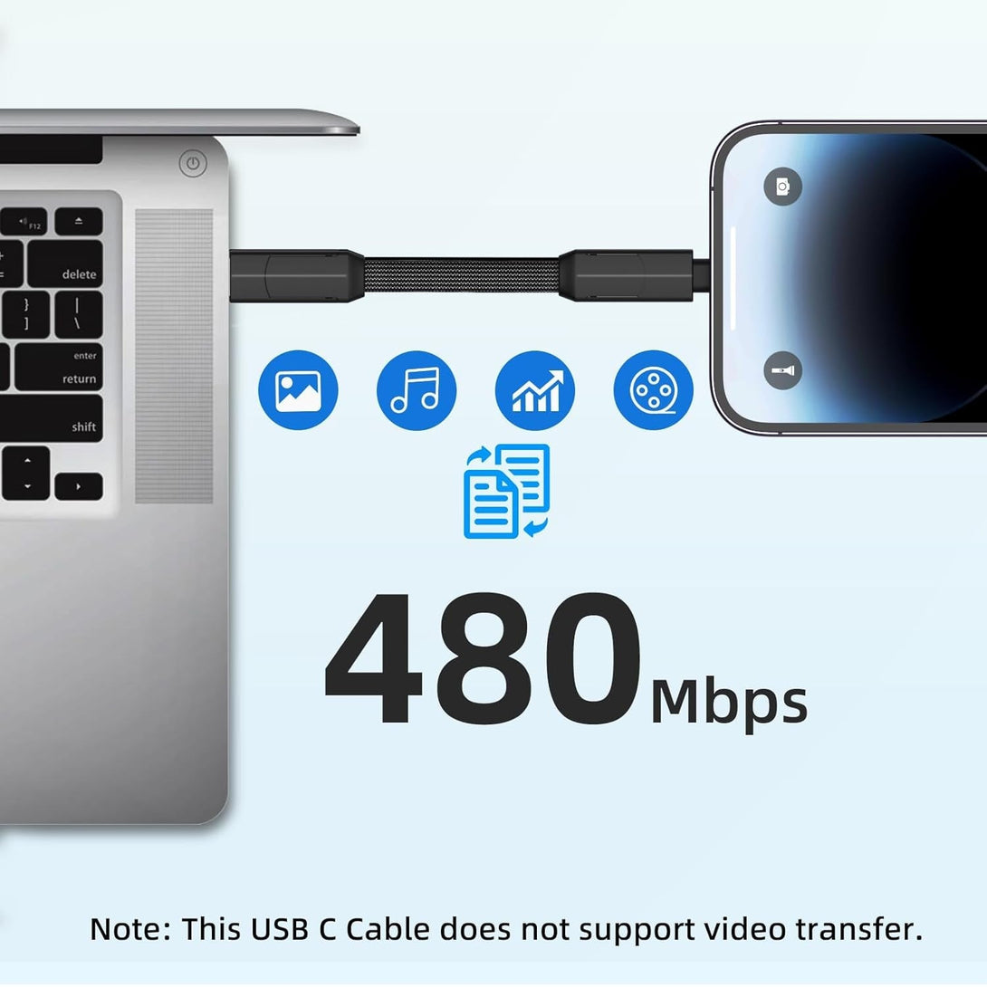 Multi Keychain Charging Cable Travel Portable Charger Cable Magnetic 4 in 1 USB C Cable Compatible with IP 15/15 Pro/ 15 Plus/ 15 Pro Max/Macbook/Galaxy (Lava Black)