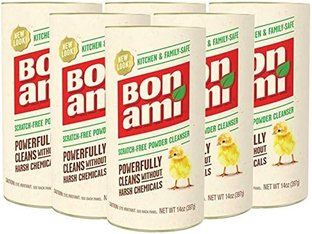 Bon Ami Powder Cleanser - 14 Oz (Pack of 6)