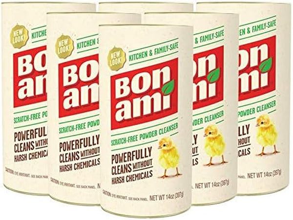 Bon Ami Powder Cleanser - 14 Oz (Pack of 6)