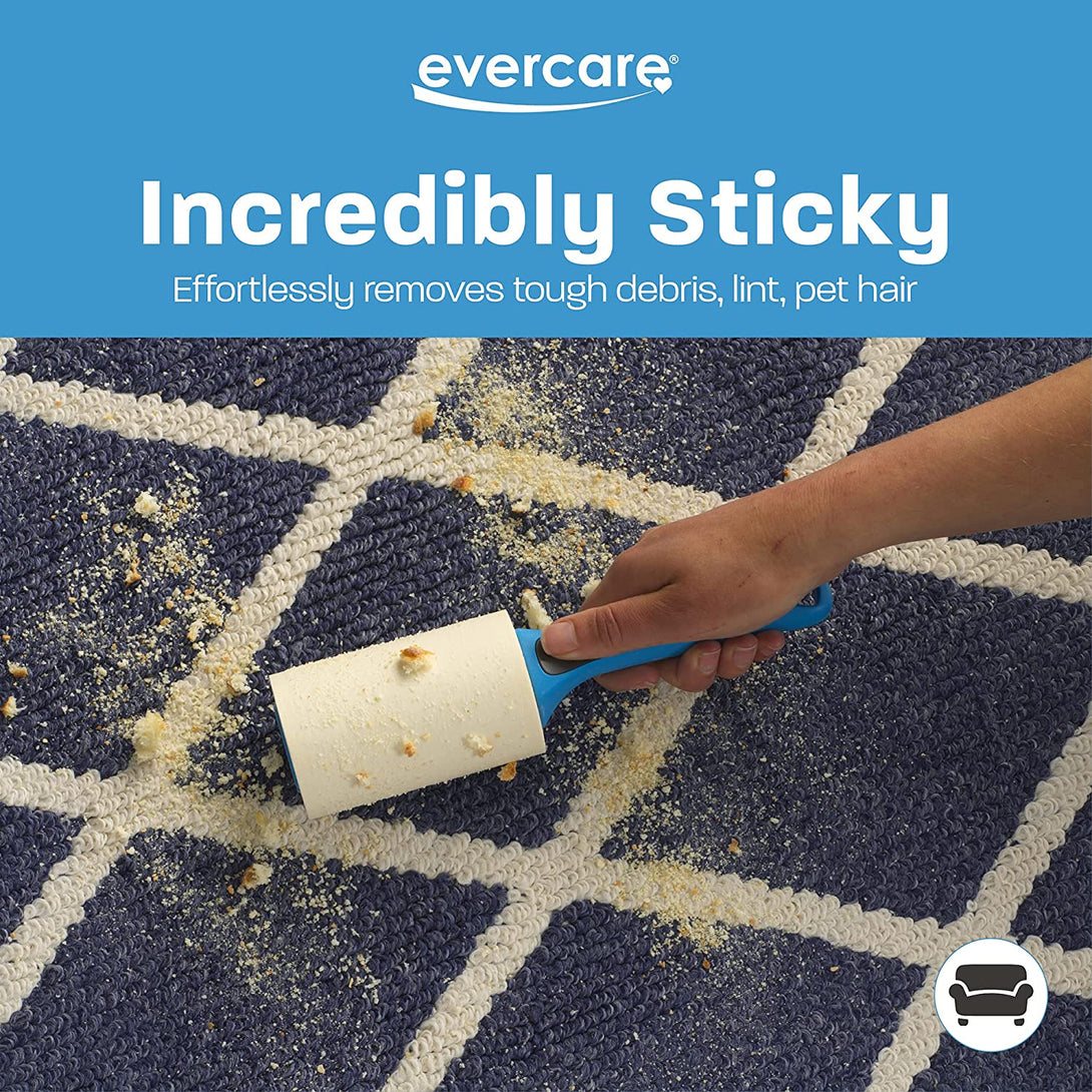 Evercare Extreme Stick, Standard Lint Roller Refill, 6 X 60 Sheet Roll (360 Total Sheets)