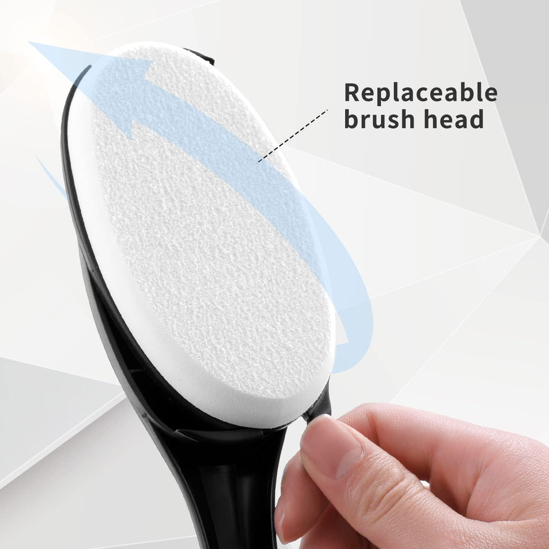 EASACE Body Brush for Back, Long Handle Bath Brush for Showering, Adjustable Head Back Scrubber, Shower Brush with Soft Bristles for Wet or Dry