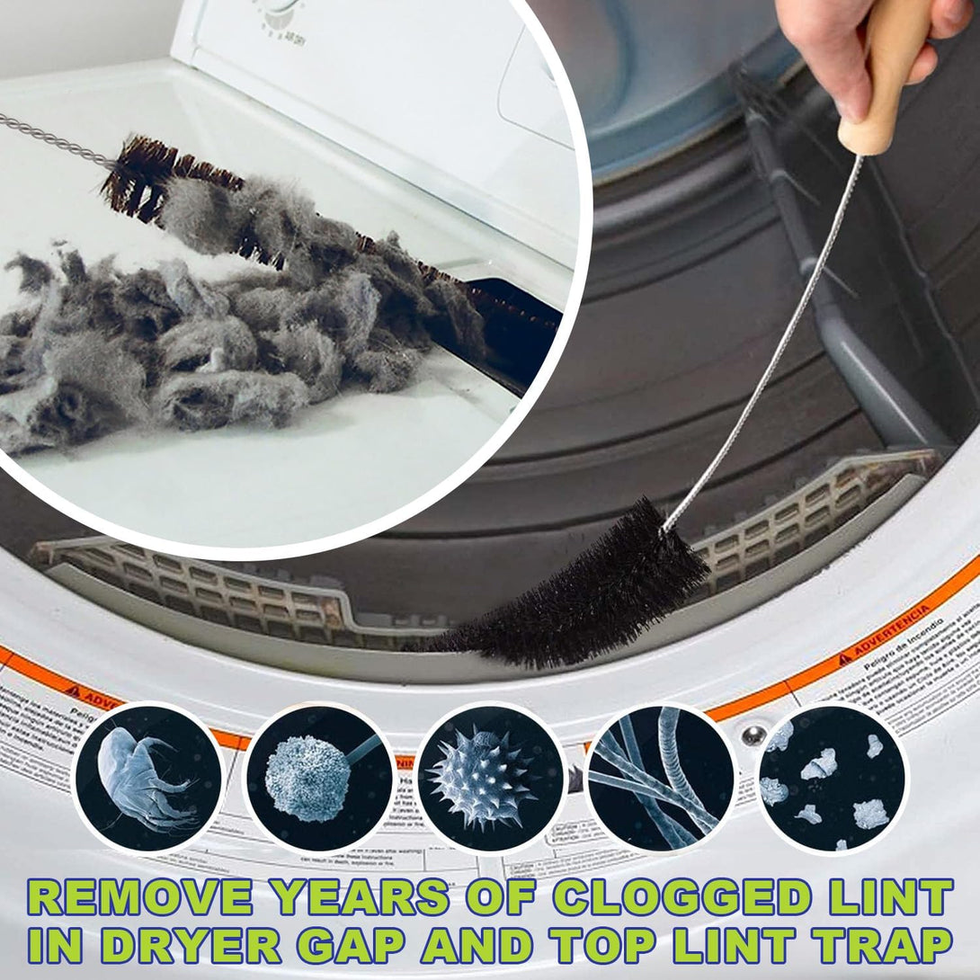 Sealegend Dryer Vent Cleaner Kit Dryer Lint Vacuum Attachment Lint Remover,Dryer Vent Vacuum Hose with Brush