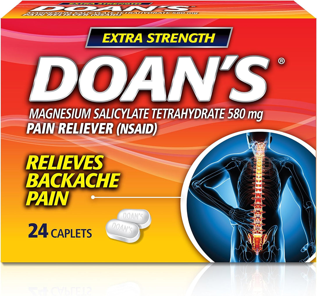 Doans Extra Strength Pain Reliever Caplets, 24 Count