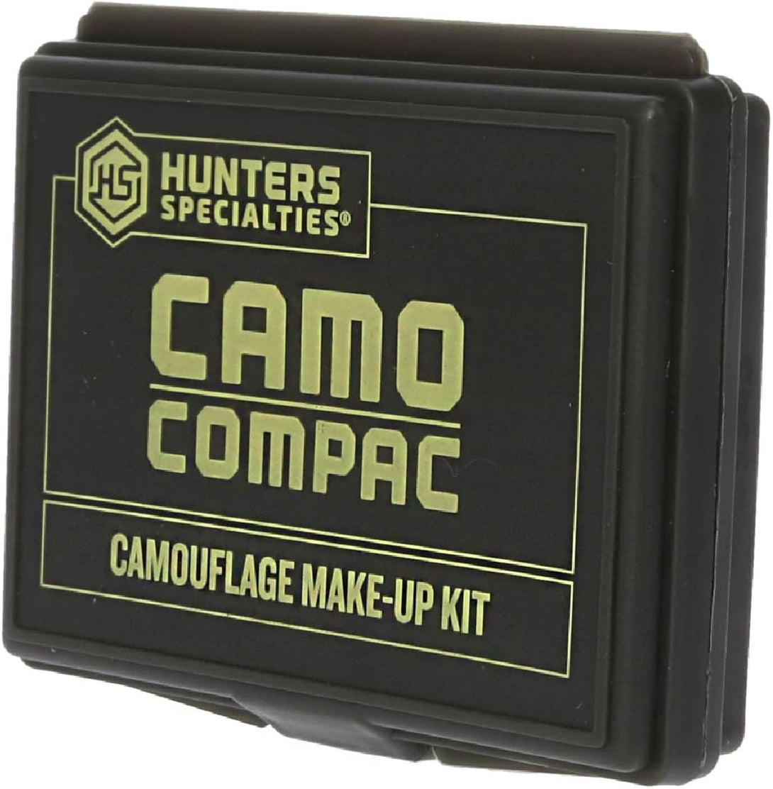 Hunters Specialties Camo-Compac 3/4/5 Color Makeup Kit - Pocket Size Long-Lasting Easy-To-Use Concealment Makeup for Hunting