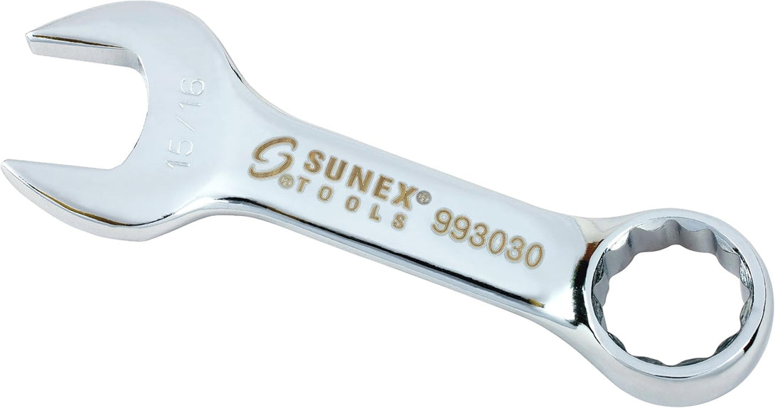 SUNEX TOOLS 993030 15/16-Inch Stubby Combination Wrench