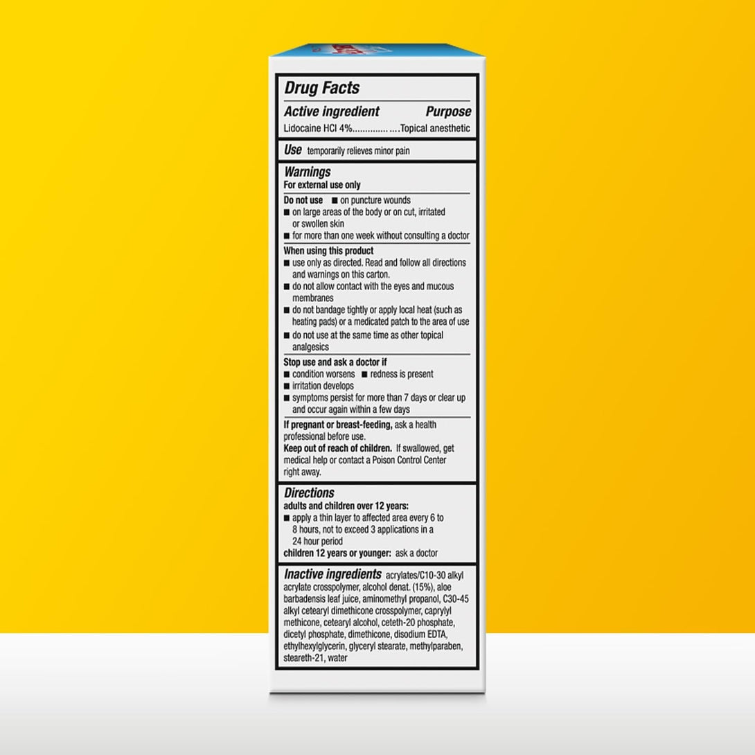 Aspercreme Lidocaine Pain Relief Cream Soothes Aggravated Nerves, Numbing Topical Analgesic with Max-Strength 4% Lidocaine & Moisturizing Aloe, 2.7 Oz.