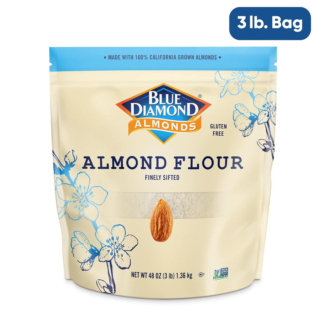 Blue Diamond Almonds Almond Flour, Gluten Free, Blanched, Finely Sifted, 48 Oz