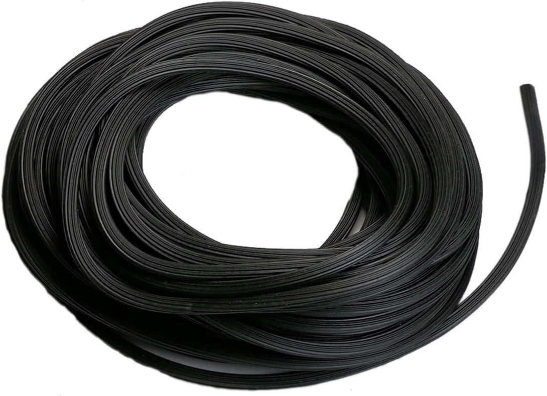 Window Screen Spline, 0.125" X 100' Window Screen Retainer Spline, Black, Tooltriz