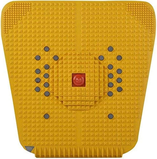 ALS Acupressure Blood Circulation Acupressure Power Mat with 24 Magnets â€“ Foot Massager & Acupressure Plate (Yellow)