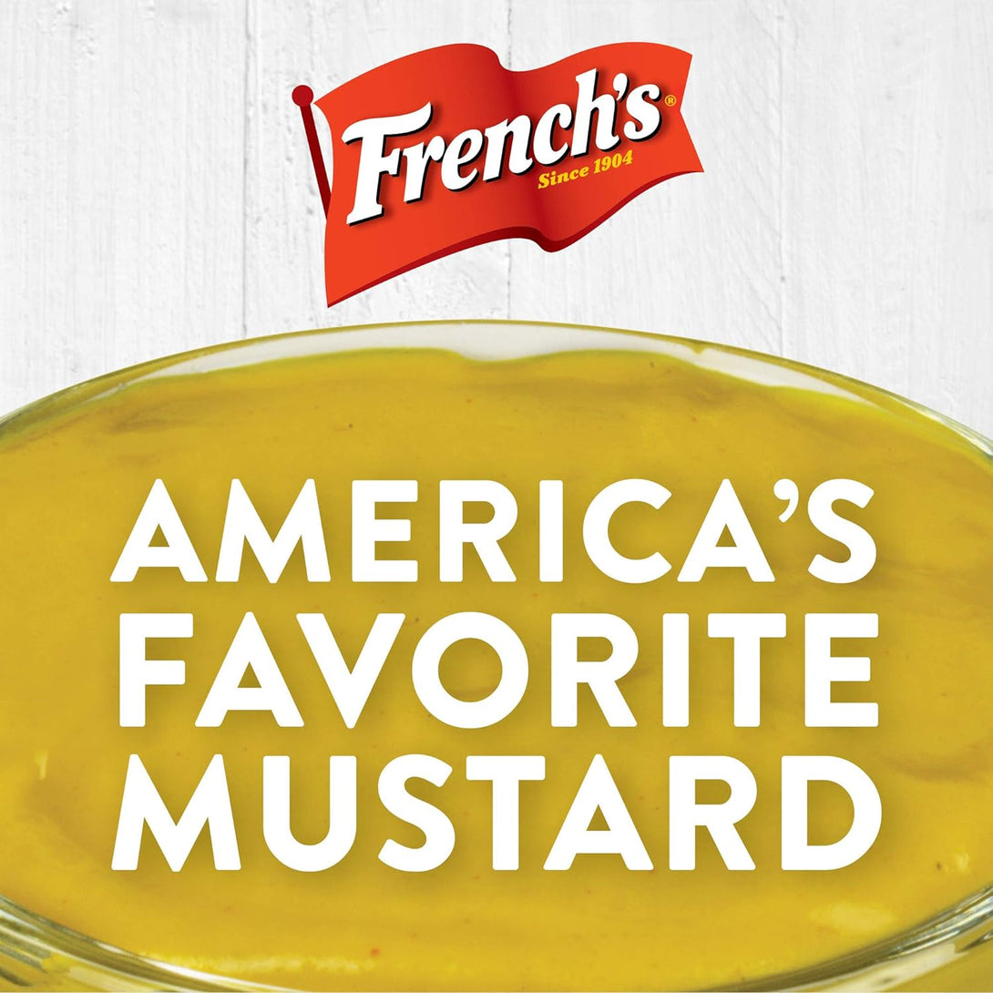 French'S Classic Yellow Mustard, 105 Oz - One 105 Ounce Bulk Container of Tangy and Creamy Yellow Mustard Perfect for Professional Use or for Refillable Containers at Home