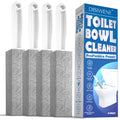 DISIWENE Pumice Cleaning Stone with Handle Toilet Bowl Cleaner Hard Water Ring Remover for Bath/Pool/Kitchen/Household Cleaning (4, 4 Pack with
