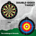 Dart Board - 12pcs Magnetic Darts - Excellent Indoor Game and Party Games - Gifts for 5 6 7 8 9 10 11 12 Year Old Boy Kids Yellow